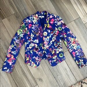 Ovi Blue Floral Blazer